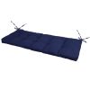 Bench Seat Cushion For Indoor Outdoor Furniture Non Slip Long Chair Cushion with Ties Strap  Swing Cushion 51.18x19.68IN For Garden Patio Balcony Entr